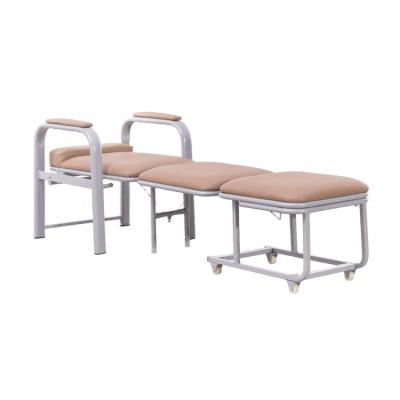 China Modern Cheap Price Hospital Medical Accompany Used Medical Folding Chair Hospital Sleep Chair for sale