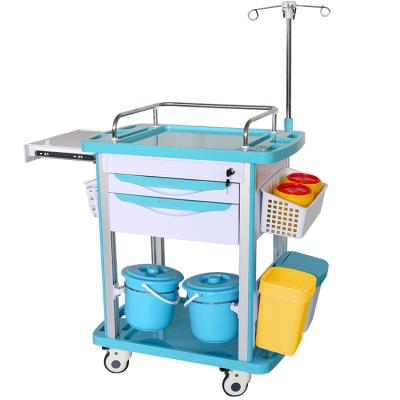 China Modern High Quality ABS Trolley Cheap Price Nursing Equipment Medical Trolley for sale