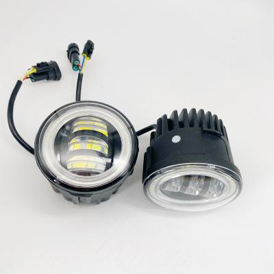 China .5 inch DRL color Off Road car laser yellow white fog light for nissan motorcycle, 12V 24V spot driver-beam fog/driving QCFL247 for sale