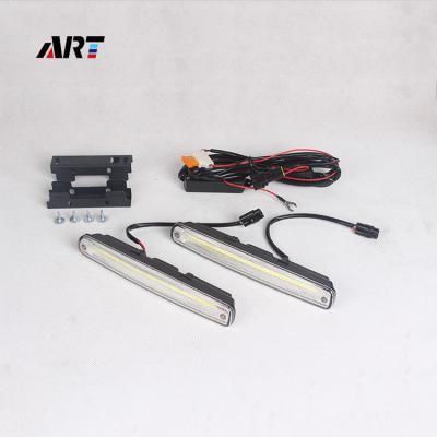 China Car Cob 12V Flexible COB Drl Running Vehicle Waterproof Accessory Daytime Running Light Auto Fog Light for sale