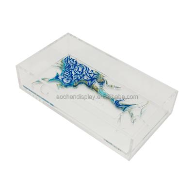 China 2021 New Design Bathroom Tissue Box Middle East Acrylic Tissue Box Durable Clear Acrylic Tissue Box Cover for sale