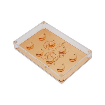 China Mordern Lashesbox Luxury Custom Logo Acrylic Lash Organizer Box with Magnetic Clear Cover for Eyelash Extension Work for sale