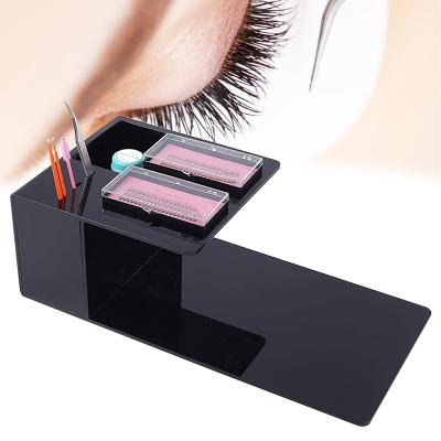 China Factory Price Lash Pillow Stand Acrylic Pillow Shelf Organizer Shelf Display Rack For Eyelash Extension Neck Pillow for sale