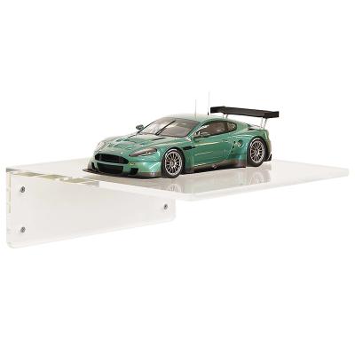 China Custom Height Display Wall Shelf Acrylic Floating Shelf For Car Model Display Stand for sale