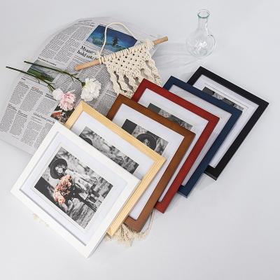 China Decorative Photo Frame China Factory Custom All Photo Frame Black White Wood Picture Frame For Wall Or Table Top for sale