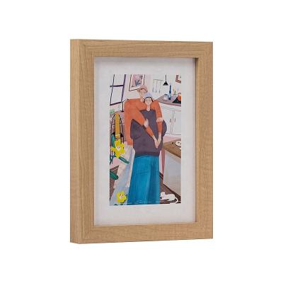 China MDF Picture Frame Home Decorative Wooden Board Picture Frame Family Decoration for sale