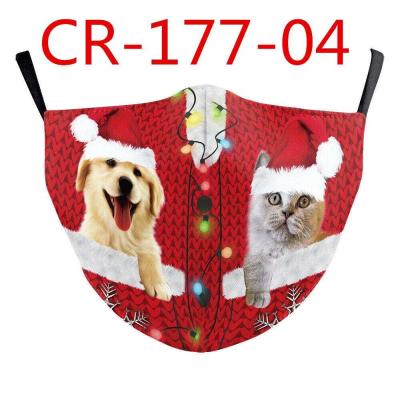 China Party Wear 100% Cotton Christmas Masksss Holiday Cover Party Accessory With Filter for sale