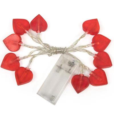 China Eco-Friendly Valentine Lights Heart Shaped String Lights for Mother and Father's Day, Wedding, Birthday and Holidays for sale