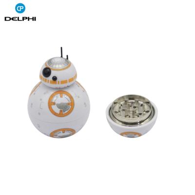 China Herb Alu Grinders Grinding 50MM 3 Layers of BB8 Robert Herb Grinder for sale