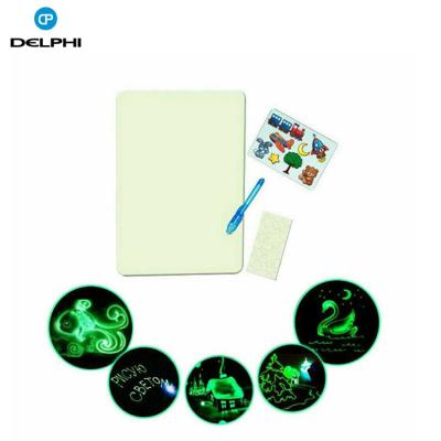 China DIY Paint DRAW WITH LIGHT FUN Amazon New Arrival Christmas Gift Kids Toys A3 A4 A5 magic freeze light fluorescent drawing board for sale