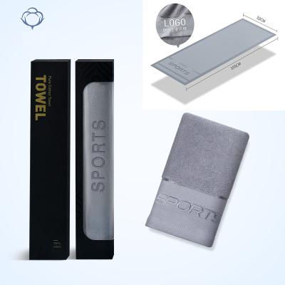 China Custom Super Viable Absorption Cotton Sports Towel 100% Logo Gym Bench Towels For Fitness Sports Towels for sale