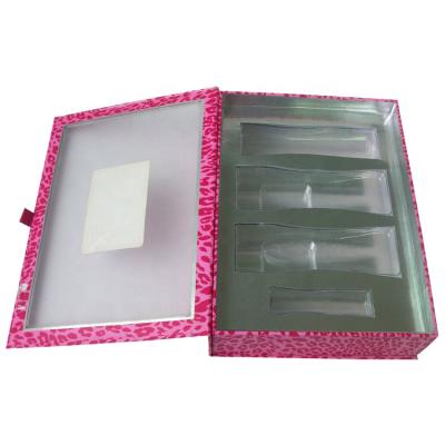 China Recycled Cosmetic Box Set Box Skin Care Window Materials Paper Packaging Eco - Friendly With See Through Top for sale