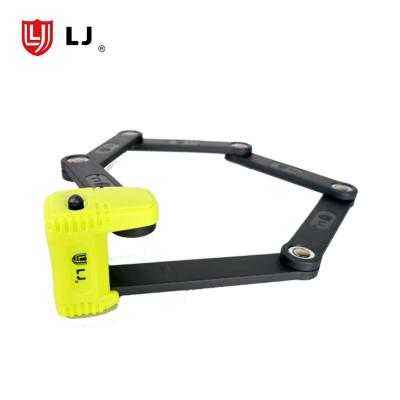 China Foldable Bike NFC Multipoint Bicycle Locks Folding Anti Cut Lock for sale