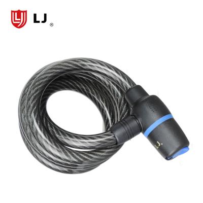 China Durable Security High Tension Anti Theft Motorcycle Bike Cable Lock Bicycle for sale