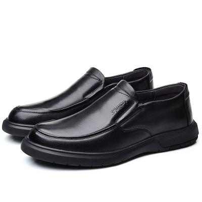 China Wholesale Portable Elegant Men's Light Cowhide Leather Business Men's Black Formal Elegant Shoes for sale