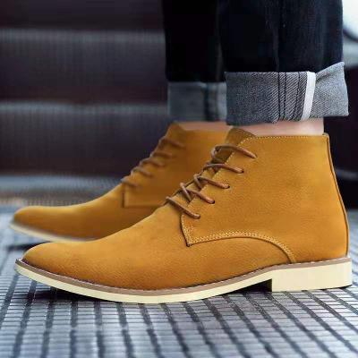 China Autumn Fashion Men's Fashion Trend Rejects Fashion Shoes Ankle Boots For Men for sale