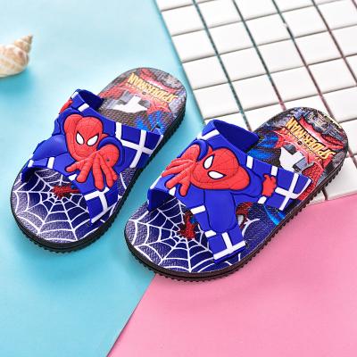 China Good Quality Waterproof Cartoon Children PVC Kids Indoor Non-slip Slippers Summer Indoor Non-Slip Slippers for sale