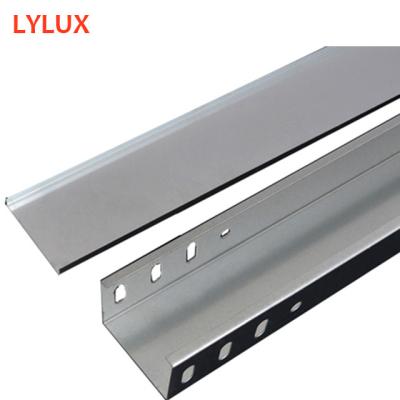 China Hot Selling Galvanized Steel Galvanized Steel Cable Tray Trunking 100x100x1.0 (mm) Thickness For Commercial Buildings for sale