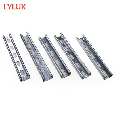 China Stainless Steel SS304 High Strength Corrosion Resistant Solar Powered Cold Forming C Channel Solar Cable Tray Bracket for sale