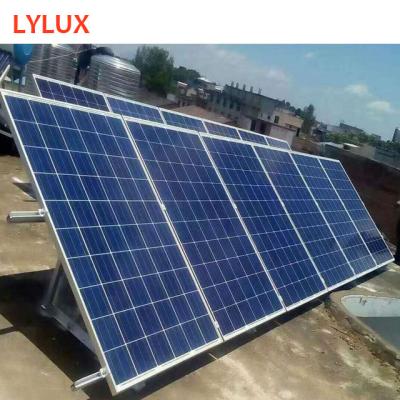 China Ground Mounted Easy Installation Solar Powered Long Life System Hot Dip Galvanized Bracket System PV System Steel Polysilicon Solar Power Panel for sale