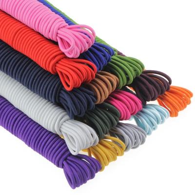 China High Tenacity Strong Stretch Heavy Duty Bungee Flexible Rope Polyester Around Shock Elastic Nylon Emulsion Rope Rubber Rope for sale