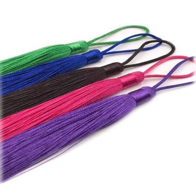 China Luxury Wholesale Color Matching Silk Tassel For Garment Accessories Tassel Key Chain for sale