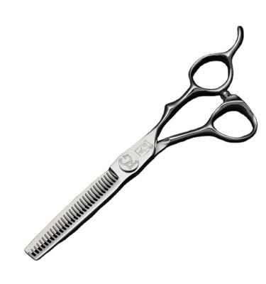 China 440C Japanese Thinning Scissors FD-102 6 Inch Adjust Barber Dressing Thinning Hair Scissors Swivel Cutting Tool for sale