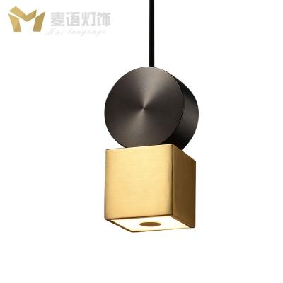 China Contemporary Modern Square Led Chandelier Art Light Contemporary Ceiling Adjustable Hanging Pendant Lighting for sale