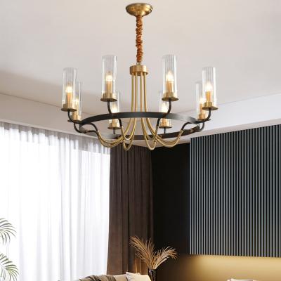 China Contemporary Hot Sale Fashion Home Bedroom Home Hanging Modern Black Nordic Style Pendant Chandelier for sale