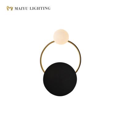 China Contemporary Luxury European Style Wall Lamp Brass Wall Lighting for sale