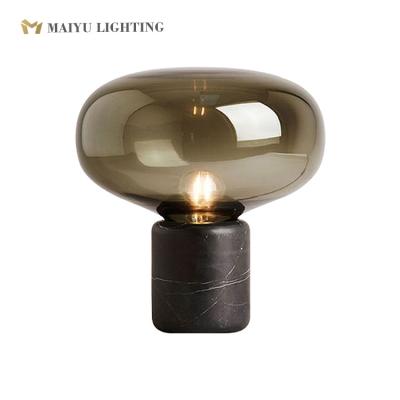 China Contemporary Modern marble table light bedside living room readhing room hotel decorative table lamp for sale