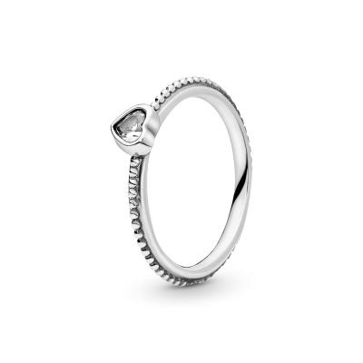 China Manufacturer Direct Selling S925 Sterling Silver Love Wedding Ring Pandoraer Charm Wholesale CLASSIC Jewelry for sale