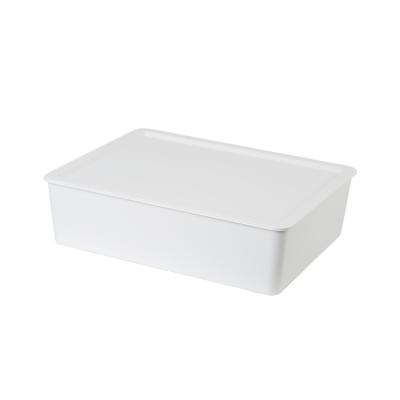 China China Manufacturer Sustainable PP Dustproof Material Plastic Clothing Storage Box for sale