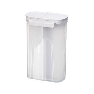 China Easy Comfy Plastic Freshness Preservation Kitchen Food Storage Bin For Cereal Nuts Snacks Moisture Proof for sale