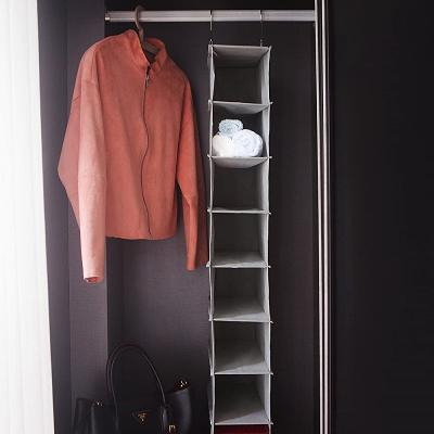 China Folding New Arrivals Custom 8-Layer Shoes Hanging Closet Storage Bag Organizer With Hooks for sale