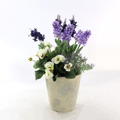 China Fashional Artificial Flowers Artificial Lavender Decoration Flower Home Decoration Photography Plant For Home Decor for sale