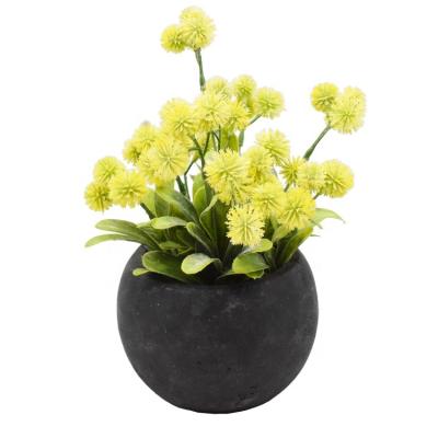 China High Simulation Level Haoshilai Faux Plant With Pot For Garden Artificial Fake Flower Plants For Home Decor for sale