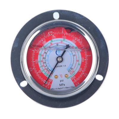 China Hotels 2inch 50mm Dial Oil Filled Pressure Gauge for sale