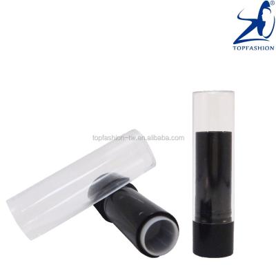 China Wholesale 50pcs Cosmetic Tube Made in Taiwan Empty Cup Size Clear Lid 12.1mm Lip Balm Tube/Container Packaging for sale