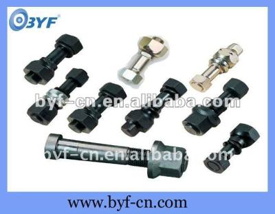 China Semi Trailer Parts BYF Trailer Wheel Bolt And Nut For Trailer for sale