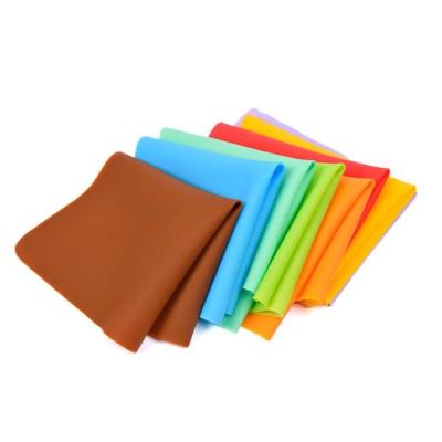 China Wholesale custom viable 40*30cm color silicone high quality place mat printed silicone dining table mats for sale