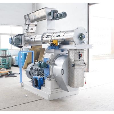 中国 2-4TPH PLC Control Chicken Feed Production Line 2-8mm Livestock Feed Pellet Machine 販売のため