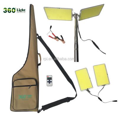 China Alloy 360 LED Telescopic Light Snara Light 600W COB Rod LED Camping Lantern Light Aluminum Outdoor Lamp Growing BBQ Night for sale