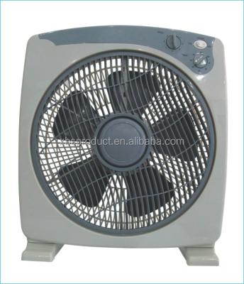 China National Design Lower Noise 12 Inch Airing Turbo Plastic Box Fan With CB and CE Certificates for sale