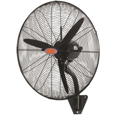 China Wall mounted on the wall 20inch 26 inch and 30 inch high gear industrial wall mounted fan with CE certificate for sale