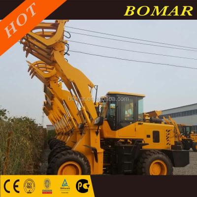 China Construction worksÂ   4.5m Height High Dump 1.8t Sugarcane Dumping Grass Grapple Mini Front End Wheel Loader ZL918 for sale