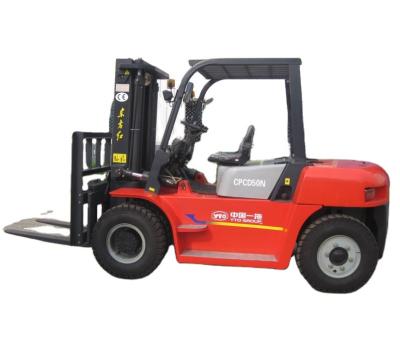 China CPCD50 forklift, diesel engine, YTO hotels 5t forklift for sale for sale