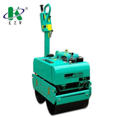 China Building material stores walk behind double drum vibration baby roller compactor for sale for sale