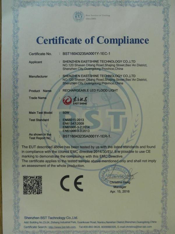 CE - Shenzhen Good Lighting Co., Ltd.