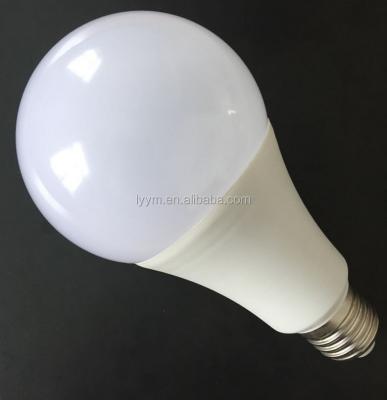 China PC Aluminum in E27 220V A60 A65 12W LED 6500K Plastic BULBS Milky Color Temperature for sale